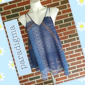 ☀☀☀paradigma Floral Print Top☀☀☀